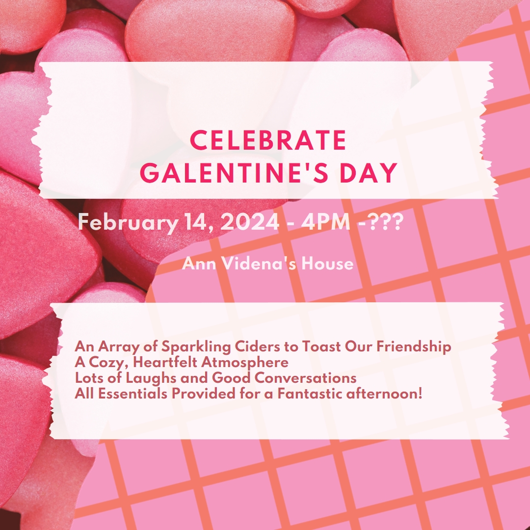 Galentine's Day Celebration Green Valley Social Group for Singles
