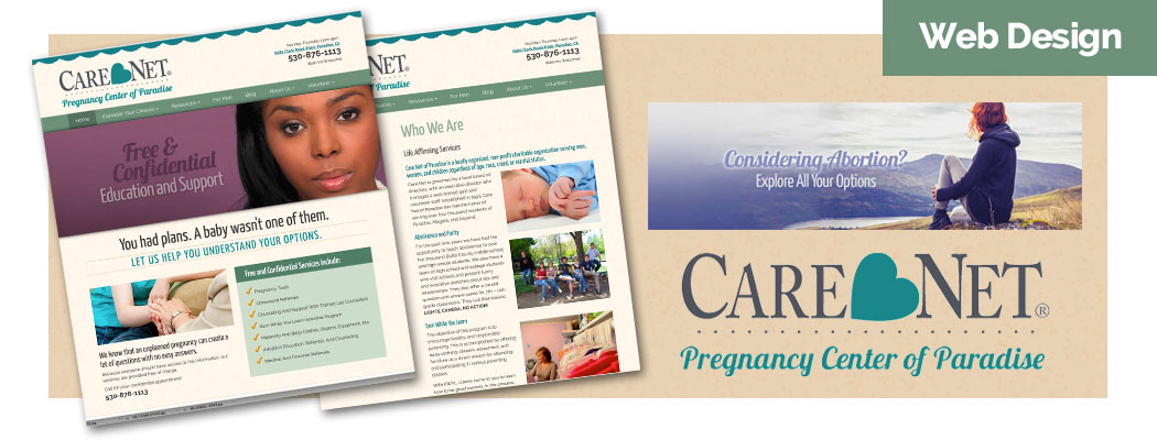 Care Net of Paradise Website Design